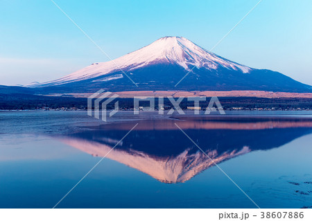富士山 (2月　山中湖) 38607886