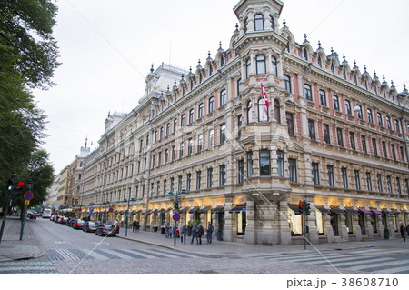エスプラナーディ公園近くの風景の写真素材