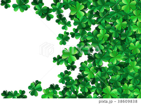 Saint Patricks day background with sprayed green 38609838