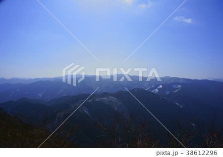 大阪から吉野山の山々 38612296