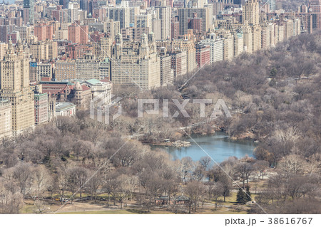 Aerial view of Upper West Side, New York City, USA Aerial view of Upper West Side, New York City, USA 38616767