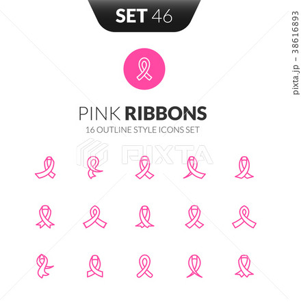 Outline black icons set in thin modern style Outline black icons set in thin modern style 38616893
