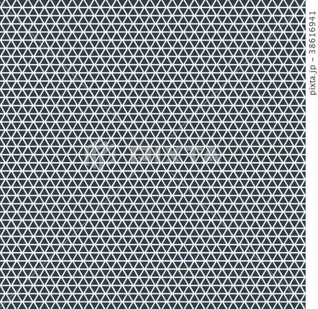 Abstract triangle pattern repeat blue colorのイラスト素材 [38616941] - PIXTA