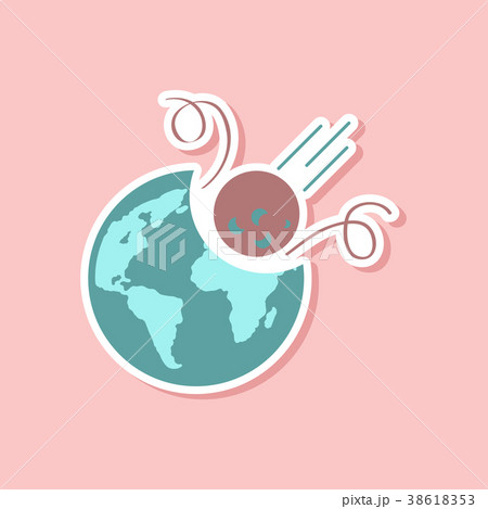 paper sticker on stylish background of nature 38618353