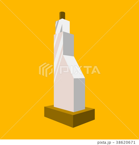 Scenic view of a city downtown landscape with high 38620671