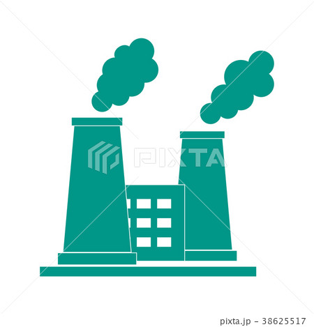 oil refinery plant with smoking chimneys 38625517