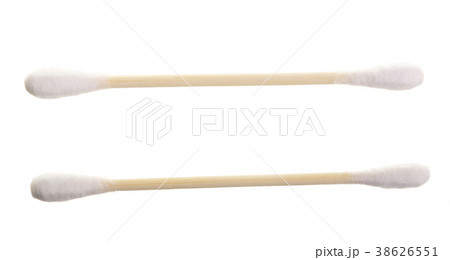 Cotton ear stick isolated on white background 38626551