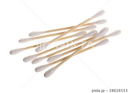 Cotton ear stick isolated on white background 38626553