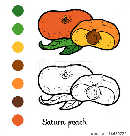 Coloring book, Saturn peach 38626722