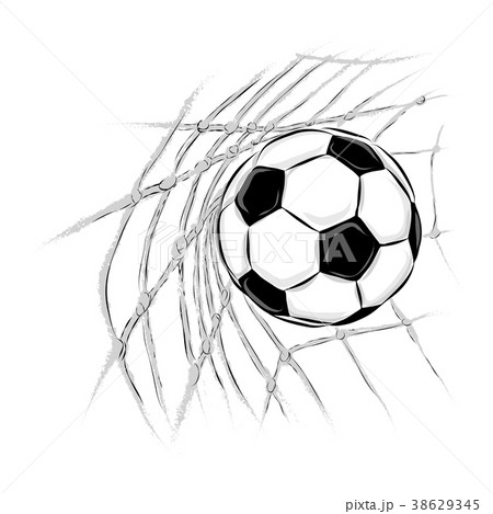 Soccer ball goal 38629345