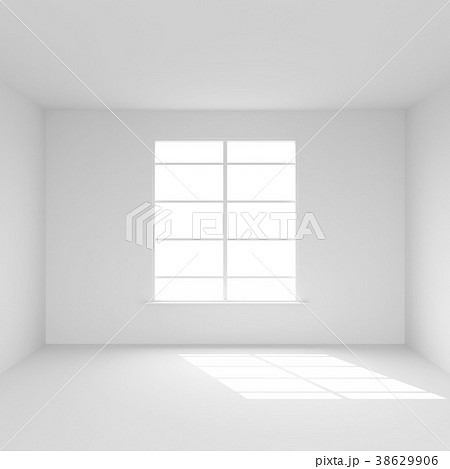 White room with window 3D render White room with window 3D render 38629906