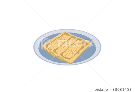 食材食品いろいろ油揚げのイラスト素材