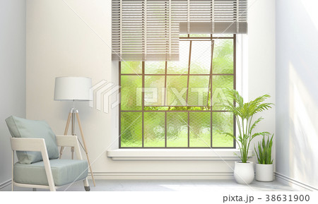 Living room interior in modern style, 3d render 38631900