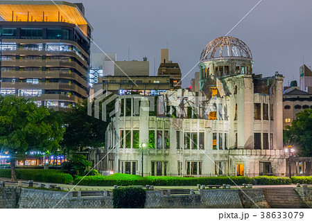 原爆ドームの夜景 38633079