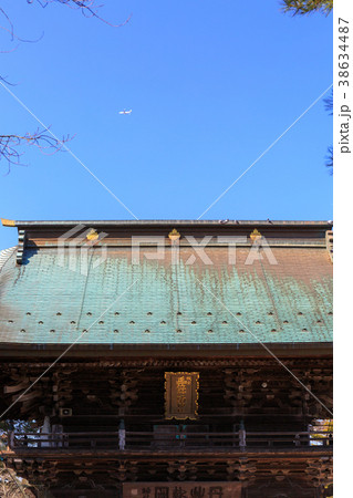 竹駒神社と飛行機 38634487