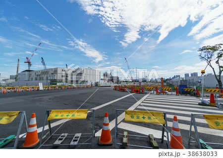 晴海 オリンピック施設建設中 晴海 オリンピック施設建設中 38638033
