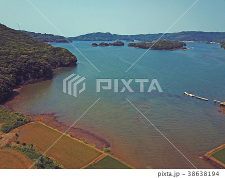 仮屋湾の空撮 38638194