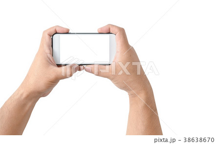 Two hands holding  smart phone 38638670