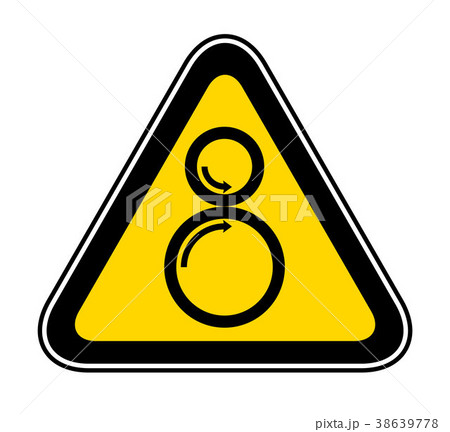 Triangular Warning Hazard Symbol 38639778