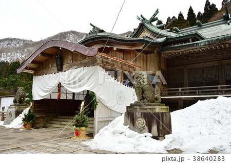 平成30年のお正月の函館八幡宮の境内の風景を撮影 平成30年のお正月の函館八幡宮の境内の風景を撮影 38640283