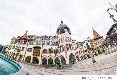Courtyard of Europe in Komarno, Slovakia Courtyard of Europe in Komarno, Slovakia 38641051