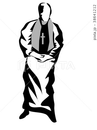 vicar abstract silhouette 38641212