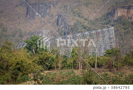 Goteik viaduct in Nawnghkio, Myanmar Goteik viaduct in Nawnghkio, Myanmar 38642793
