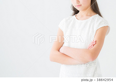 考える女の子 考える女の子 38642954