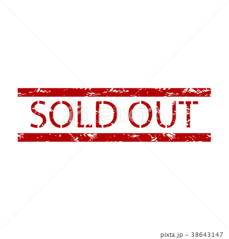 All sold tickets or product rubber stamp 38643147