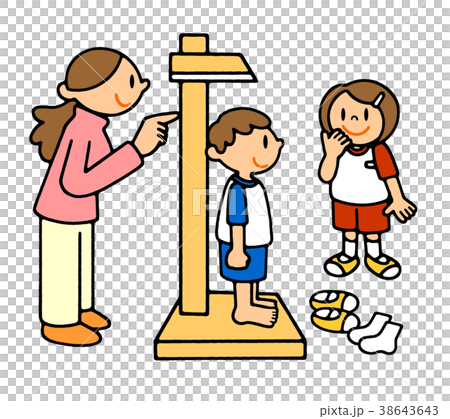 人物 学校生活 身長測定 健康診断 イラストのイラスト素材 人物 学校生活 身長測定 健康診断 イラストのイラスト素材