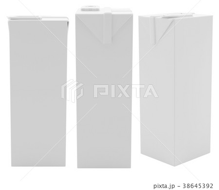 Milk or Juice Carton Package Mock-up 38645392