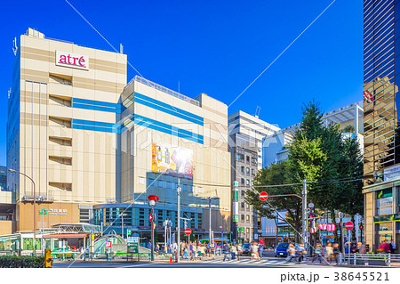 東京 恵比寿駅 西口駅前の風景 東京 恵比寿駅 西口駅前の風景 38645521