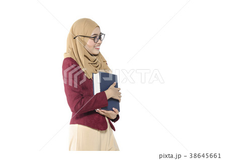 student hugging her book isolated background student hugging her book isolated background 38645661