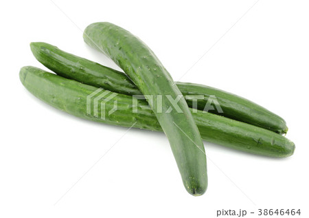 fresh zucchini isolated white background 38646464