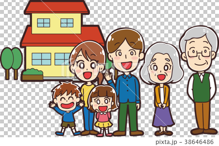 我家和三口之家的插圖 我家和三口之家的插圖 38646486