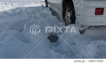 雪と自動車 雪と自動車 38647890