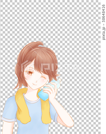 少女 運動 健康 補水 38648416