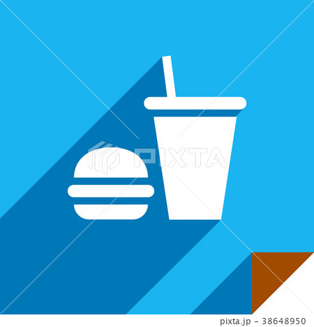 Icon on square sticker 38648950