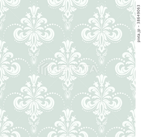 Floral pattern. Wallpaper baroque, damask. Floral pattern. Wallpaper baroque, damask. 38649063