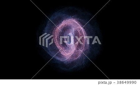Rotating abstract sphere in space, 3d renderingのイラスト素材 [38649990] - PIXTA