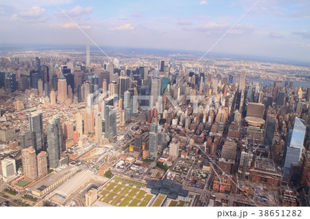ニューヨークマンハッタン上空から 38651282