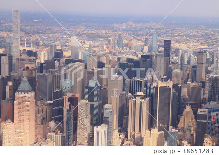 ニューヨークマンハッタン上空から ニューヨークマンハッタン上空から 38651283