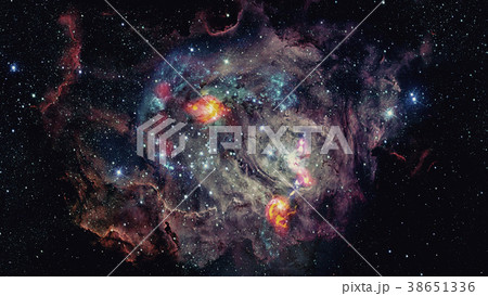 Galaxy and nebula. Elements of this Image 38651336