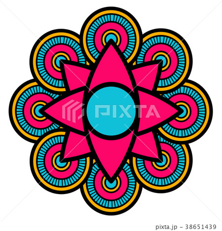 Decorative colored mandala 38651439