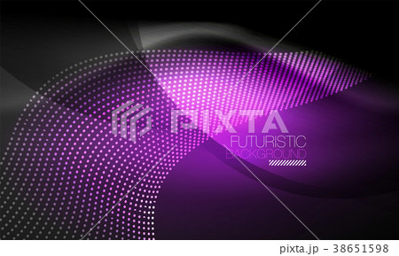 Smooth neon wave Smooth neon wave 38651598