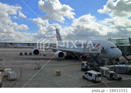 エールフランス A380 パリ・シャルルドゴール空港 エールフランス A380 パリ・シャルルドゴール空港 38653351
