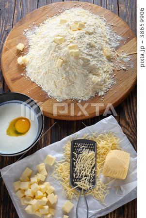 raw dough for classic english scones 38659906