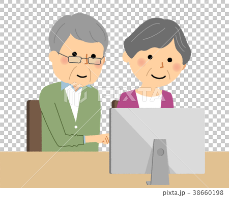 シニアカップル　PC 38660198