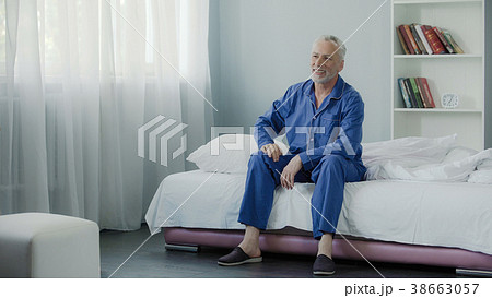 Healthy and full of energy senior man having good 38663057