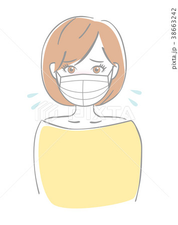 女性　マスク 38663242